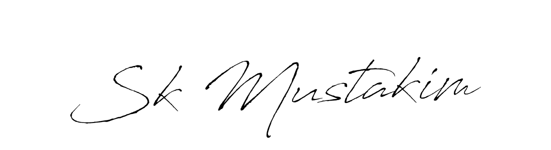 Also we have Sk Mustakim name is the best signature style. Create professional handwritten signature collection using Antro_Vectra autograph style. Sk Mustakim signature style 6 images and pictures png