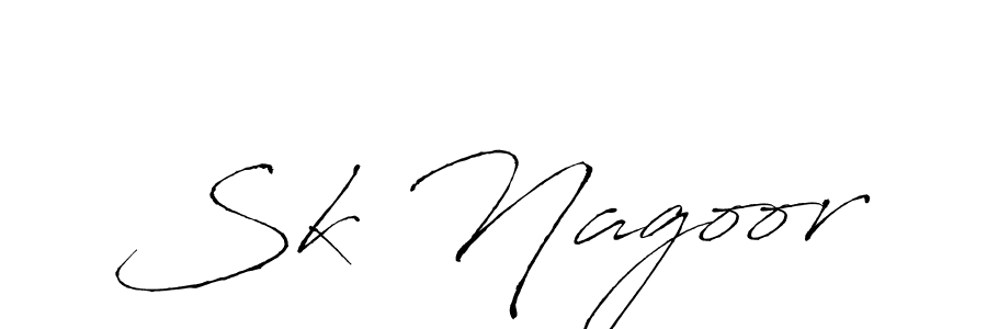 Antro_Vectra is a professional signature style that is perfect for those who want to add a touch of class to their signature. It is also a great choice for those who want to make their signature more unique. Get Sk Nagoor name to fancy signature for free. Sk Nagoor signature style 6 images and pictures png