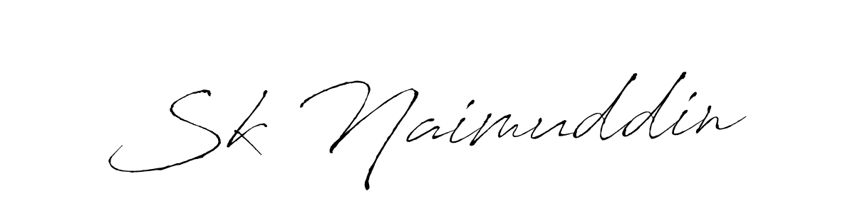 Use a signature maker to create a handwritten signature online. With this signature software, you can design (Antro_Vectra) your own signature for name Sk Naimuddin. Sk Naimuddin signature style 6 images and pictures png