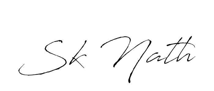 You should practise on your own different ways (Antro_Vectra) to write your name (Sk Nath) in signature. don't let someone else do it for you. Sk Nath signature style 6 images and pictures png