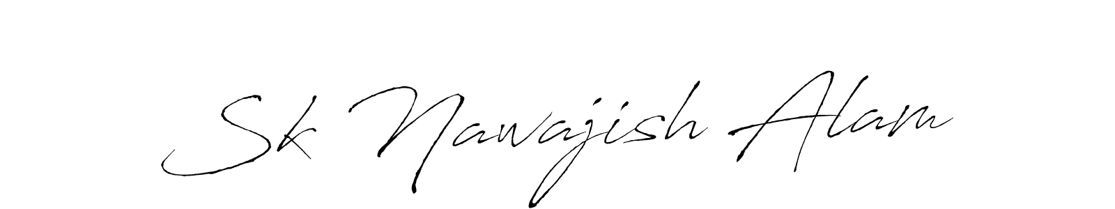 Also You can easily find your signature by using the search form. We will create Sk Nawajish Alam name handwritten signature images for you free of cost using Antro_Vectra sign style. Sk Nawajish Alam signature style 6 images and pictures png