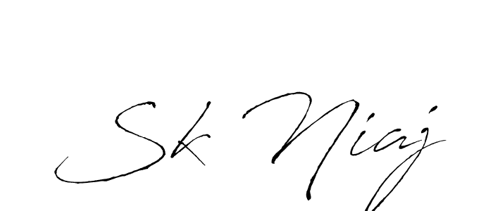Design your own signature with our free online signature maker. With this signature software, you can create a handwritten (Antro_Vectra) signature for name Sk Niaj. Sk Niaj signature style 6 images and pictures png