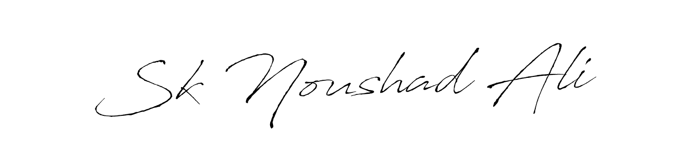 Similarly Antro_Vectra is the best handwritten signature design. Signature creator online .You can use it as an online autograph creator for name Sk Noushad Ali. Sk Noushad Ali signature style 6 images and pictures png