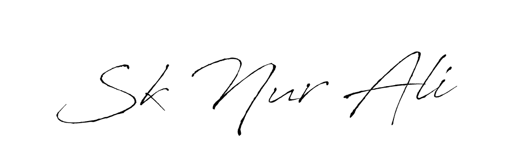 It looks lik you need a new signature style for name Sk Nur Ali. Design unique handwritten (Antro_Vectra) signature with our free signature maker in just a few clicks. Sk Nur Ali signature style 6 images and pictures png