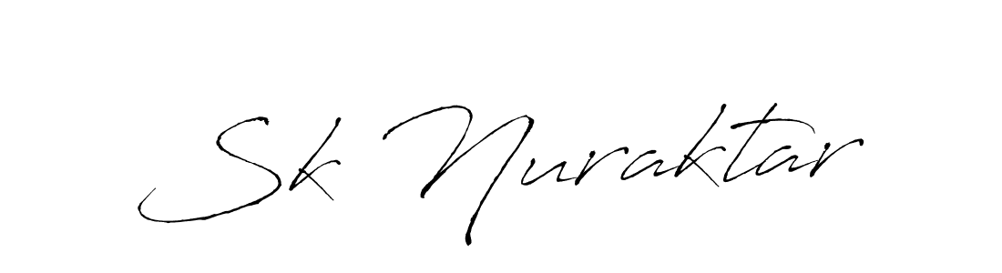 You should practise on your own different ways (Antro_Vectra) to write your name (Sk Nuraktar) in signature. don't let someone else do it for you. Sk Nuraktar signature style 6 images and pictures png