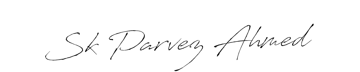 It looks lik you need a new signature style for name Sk Parvez Ahmed. Design unique handwritten (Antro_Vectra) signature with our free signature maker in just a few clicks. Sk Parvez Ahmed signature style 6 images and pictures png