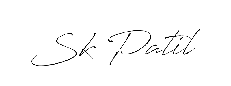 The best way (Antro_Vectra) to make a short signature is to pick only two or three words in your name. The name Sk Patil include a total of six letters. For converting this name. Sk Patil signature style 6 images and pictures png