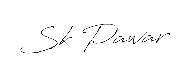 Antro_Vectra is a professional signature style that is perfect for those who want to add a touch of class to their signature. It is also a great choice for those who want to make their signature more unique. Get Sk Pawar name to fancy signature for free. Sk Pawar signature style 6 images and pictures png