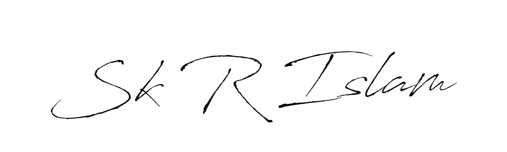 Also we have Sk R Islam name is the best signature style. Create professional handwritten signature collection using Antro_Vectra autograph style. Sk R Islam signature style 6 images and pictures png