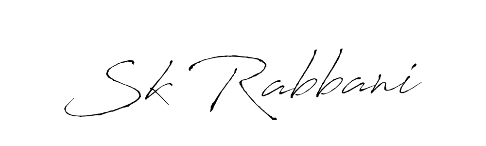 Create a beautiful signature design for name Sk Rabbani. With this signature (Antro_Vectra) fonts, you can make a handwritten signature for free. Sk Rabbani signature style 6 images and pictures png