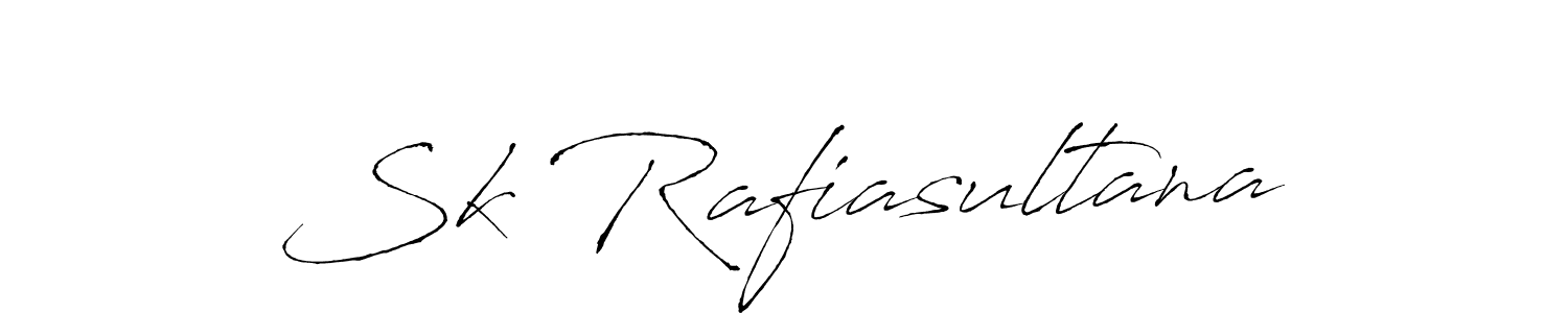 Create a beautiful signature design for name Sk Rafiasultana. With this signature (Antro_Vectra) fonts, you can make a handwritten signature for free. Sk Rafiasultana signature style 6 images and pictures png