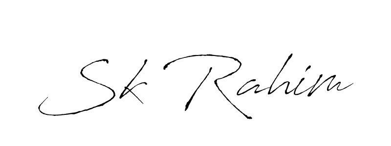 Also we have Sk Rahim name is the best signature style. Create professional handwritten signature collection using Antro_Vectra autograph style. Sk Rahim signature style 6 images and pictures png