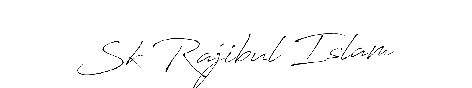 Also we have Sk Rajibul Islam name is the best signature style. Create professional handwritten signature collection using Antro_Vectra autograph style. Sk Rajibul Islam signature style 6 images and pictures png