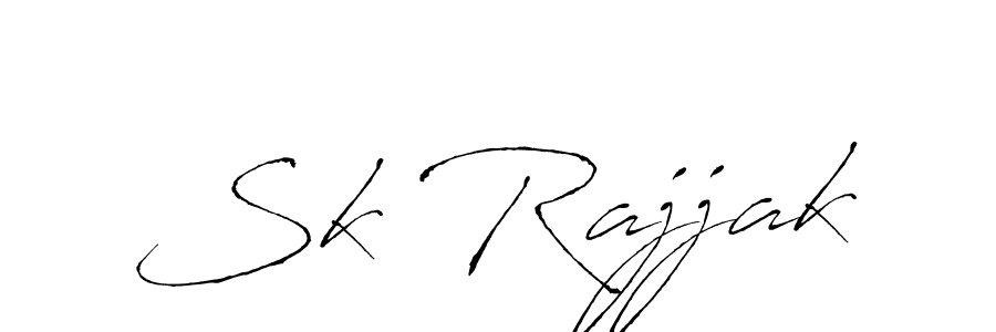 Also we have Sk Rajjak name is the best signature style. Create professional handwritten signature collection using Antro_Vectra autograph style. Sk Rajjak signature style 6 images and pictures png