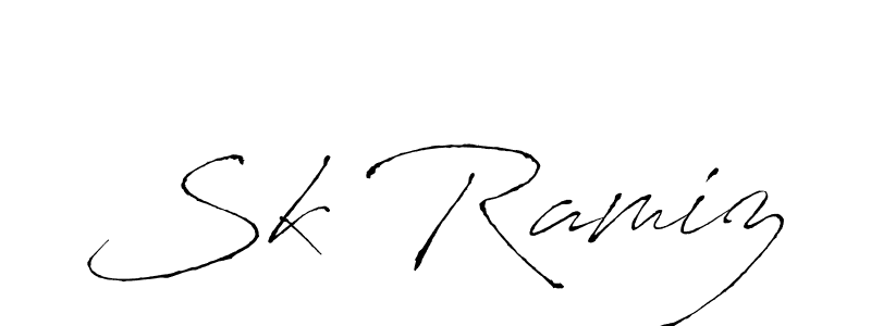 How to Draw Sk Ramiz signature style? Antro_Vectra is a latest design signature styles for name Sk Ramiz. Sk Ramiz signature style 6 images and pictures png