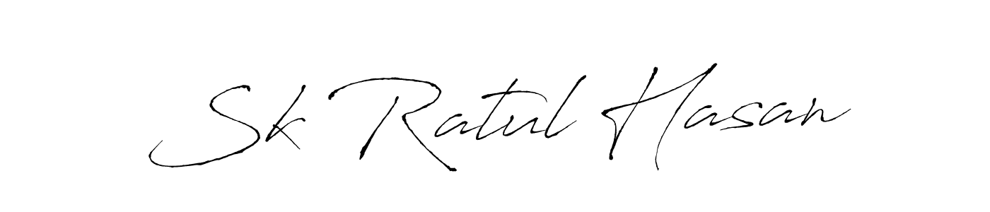 Use a signature maker to create a handwritten signature online. With this signature software, you can design (Antro_Vectra) your own signature for name Sk Ratul Hasan. Sk Ratul Hasan signature style 6 images and pictures png