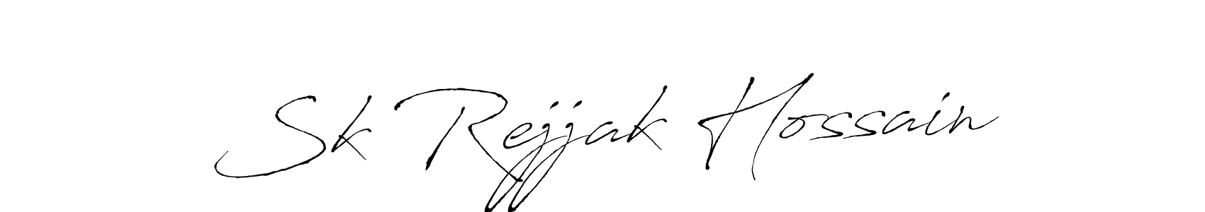 Make a beautiful signature design for name Sk Rejjak Hossain. Use this online signature maker to create a handwritten signature for free. Sk Rejjak Hossain signature style 6 images and pictures png