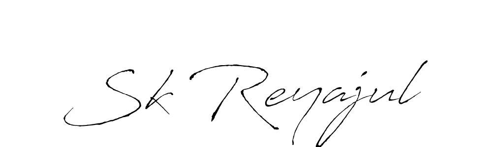 How to make Sk Reyajul name signature. Use Antro_Vectra style for creating short signs online. This is the latest handwritten sign. Sk Reyajul signature style 6 images and pictures png