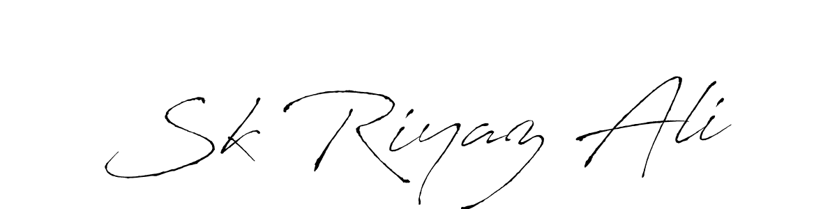 How to make Sk Riyaz Ali signature? Antro_Vectra is a professional autograph style. Create handwritten signature for Sk Riyaz Ali name. Sk Riyaz Ali signature style 6 images and pictures png