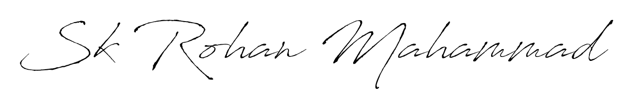 Style your name Sk Rohan Mahammad with confidence using Antro_Vectra signature design. Simple, elegant, and ready for immediate document use. Sk Rohan Mahammad signature style 6 images and pictures png