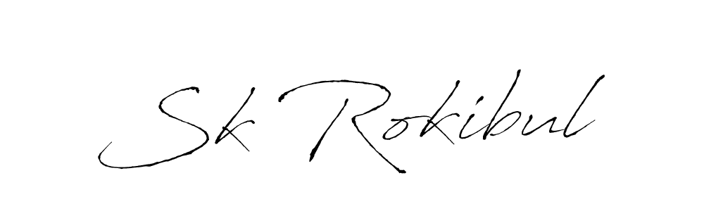 You should practise on your own different ways (Antro_Vectra) to write your name (Sk Rokibul) in signature. don't let someone else do it for you. Sk Rokibul signature style 6 images and pictures png