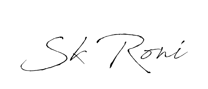 Make a beautiful signature design for name Sk Roni. Use this online signature maker to create a handwritten signature for free. Sk Roni signature style 6 images and pictures png