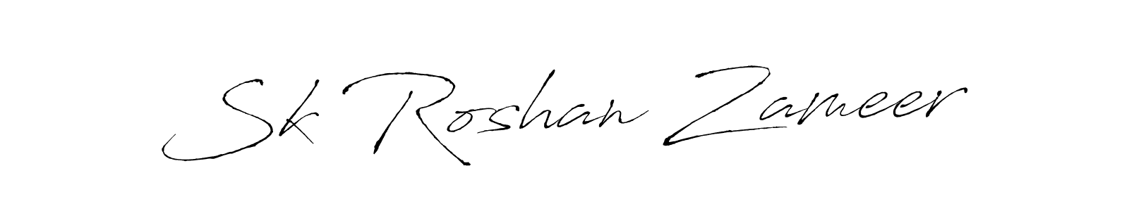 How to Draw Sk Roshan Zameer signature style? Antro_Vectra is a latest design signature styles for name Sk Roshan Zameer. Sk Roshan Zameer signature style 6 images and pictures png