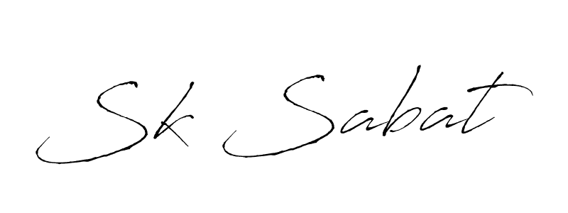 Make a beautiful signature design for name Sk Sabat. Use this online signature maker to create a handwritten signature for free. Sk Sabat signature style 6 images and pictures png