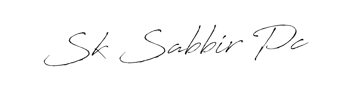 Also we have Sk Sabbir Pc name is the best signature style. Create professional handwritten signature collection using Antro_Vectra autograph style. Sk Sabbir Pc signature style 6 images and pictures png
