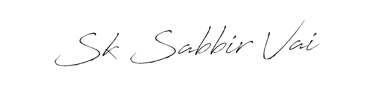 It looks lik you need a new signature style for name Sk Sabbir Vai. Design unique handwritten (Antro_Vectra) signature with our free signature maker in just a few clicks. Sk Sabbir Vai signature style 6 images and pictures png