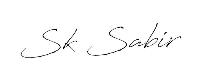 How to make Sk Sabir name signature. Use Antro_Vectra style for creating short signs online. This is the latest handwritten sign. Sk Sabir signature style 6 images and pictures png