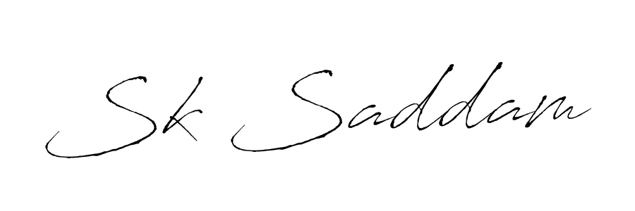 Sk Saddam stylish signature style. Best Handwritten Sign (Antro_Vectra) for my name. Handwritten Signature Collection Ideas for my name Sk Saddam. Sk Saddam signature style 6 images and pictures png