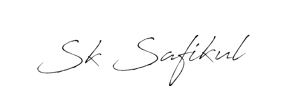 Also You can easily find your signature by using the search form. We will create Sk Safikul name handwritten signature images for you free of cost using Antro_Vectra sign style. Sk Safikul signature style 6 images and pictures png