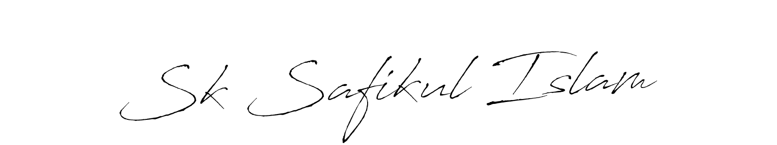 This is the best signature style for the Sk Safikul Islam name. Also you like these signature font (Antro_Vectra). Mix name signature. Sk Safikul Islam signature style 6 images and pictures png