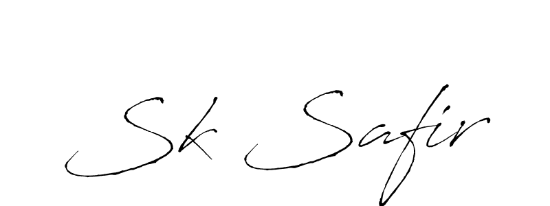 Design your own signature with our free online signature maker. With this signature software, you can create a handwritten (Antro_Vectra) signature for name Sk Safir. Sk Safir signature style 6 images and pictures png