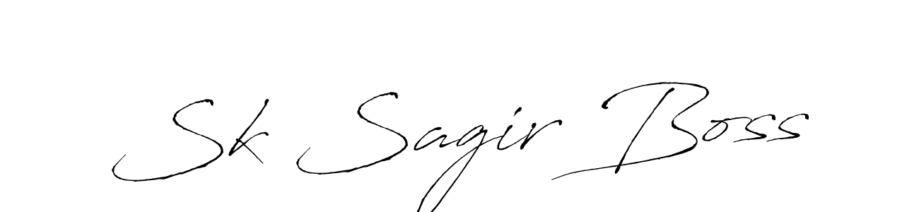 It looks lik you need a new signature style for name Sk Sagir Boss. Design unique handwritten (Antro_Vectra) signature with our free signature maker in just a few clicks. Sk Sagir Boss signature style 6 images and pictures png