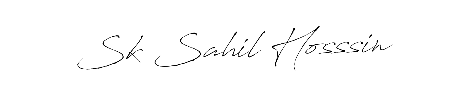 The best way (Antro_Vectra) to make a short signature is to pick only two or three words in your name. The name Sk Sahil Hosssin include a total of six letters. For converting this name. Sk Sahil Hosssin signature style 6 images and pictures png