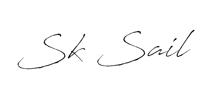 Similarly Antro_Vectra is the best handwritten signature design. Signature creator online .You can use it as an online autograph creator for name Sk Sail. Sk Sail signature style 6 images and pictures png