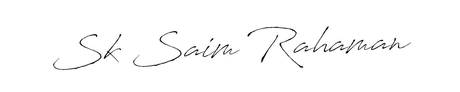 Sk Saim Rahaman stylish signature style. Best Handwritten Sign (Antro_Vectra) for my name. Handwritten Signature Collection Ideas for my name Sk Saim Rahaman. Sk Saim Rahaman signature style 6 images and pictures png
