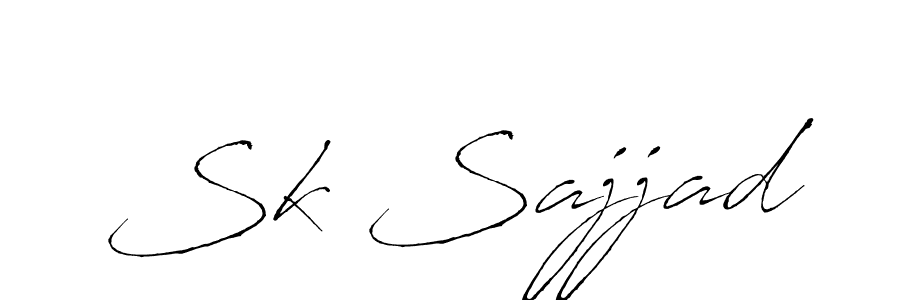 Also we have Sk Sajjad name is the best signature style. Create professional handwritten signature collection using Antro_Vectra autograph style. Sk Sajjad signature style 6 images and pictures png