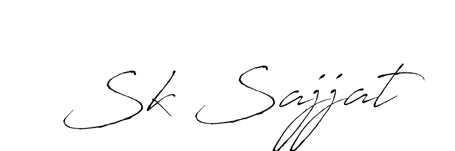 Use a signature maker to create a handwritten signature online. With this signature software, you can design (Antro_Vectra) your own signature for name Sk Sajjat. Sk Sajjat signature style 6 images and pictures png