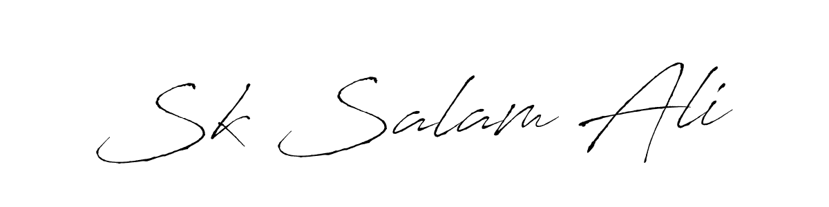 Also You can easily find your signature by using the search form. We will create Sk Salam Ali name handwritten signature images for you free of cost using Antro_Vectra sign style. Sk Salam Ali signature style 6 images and pictures png