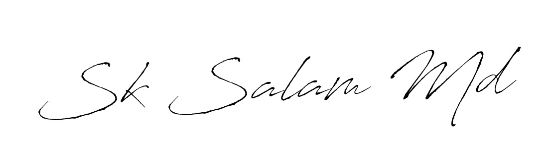 Sk Salam Md stylish signature style. Best Handwritten Sign (Antro_Vectra) for my name. Handwritten Signature Collection Ideas for my name Sk Salam Md. Sk Salam Md signature style 6 images and pictures png