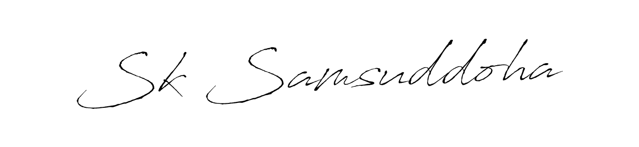 Make a short Sk Samsuddoha signature style. Manage your documents anywhere anytime using Antro_Vectra. Create and add eSignatures, submit forms, share and send files easily. Sk Samsuddoha signature style 6 images and pictures png