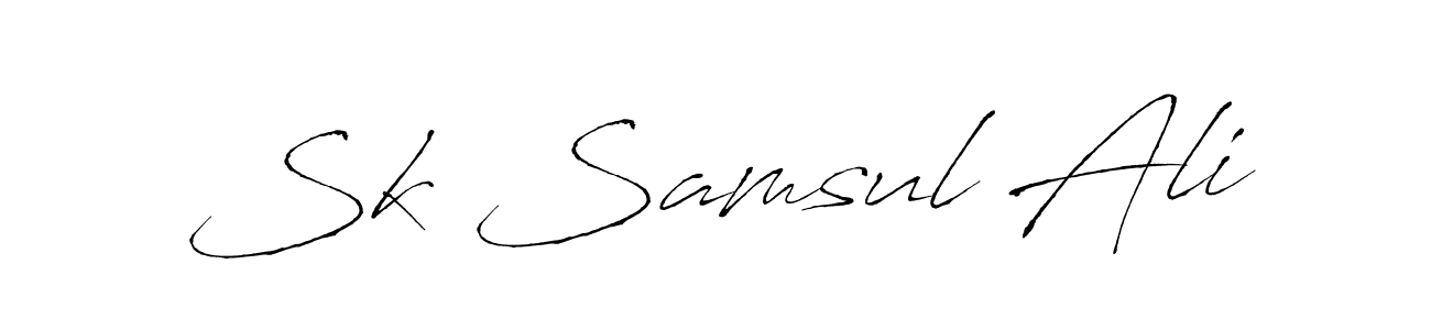 You can use this online signature creator to create a handwritten signature for the name Sk Samsul Ali. This is the best online autograph maker. Sk Samsul Ali signature style 6 images and pictures png