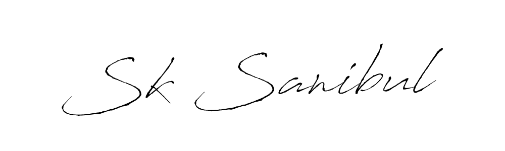 It looks lik you need a new signature style for name Sk Sanibul. Design unique handwritten (Antro_Vectra) signature with our free signature maker in just a few clicks. Sk Sanibul signature style 6 images and pictures png