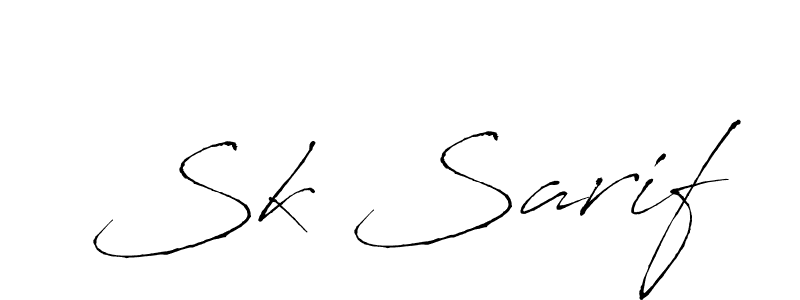 Also we have Sk Sarif name is the best signature style. Create professional handwritten signature collection using Antro_Vectra autograph style. Sk Sarif signature style 6 images and pictures png