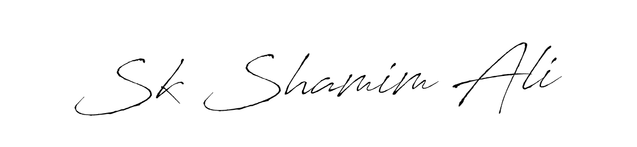 Use a signature maker to create a handwritten signature online. With this signature software, you can design (Antro_Vectra) your own signature for name Sk Shamim Ali. Sk Shamim Ali signature style 6 images and pictures png