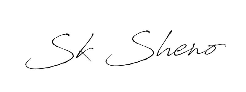 Also we have Sk Sheno name is the best signature style. Create professional handwritten signature collection using Antro_Vectra autograph style. Sk Sheno signature style 6 images and pictures png