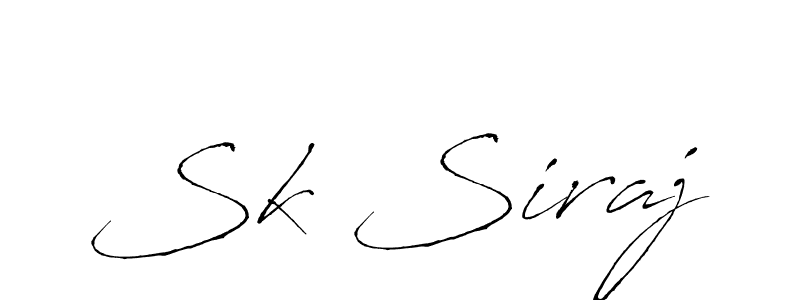 Also we have Sk Siraj name is the best signature style. Create professional handwritten signature collection using Antro_Vectra autograph style. Sk Siraj signature style 6 images and pictures png